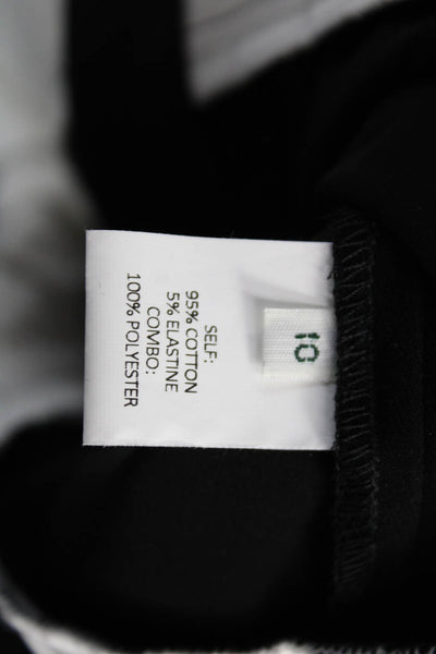 Yigal Azrouel Womens Blouse Long Sleeve Cotton White Size 10
