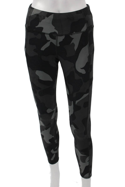 Athleta Womens Compression Leggings Multicolor Camo Polyester Pull On Size XS