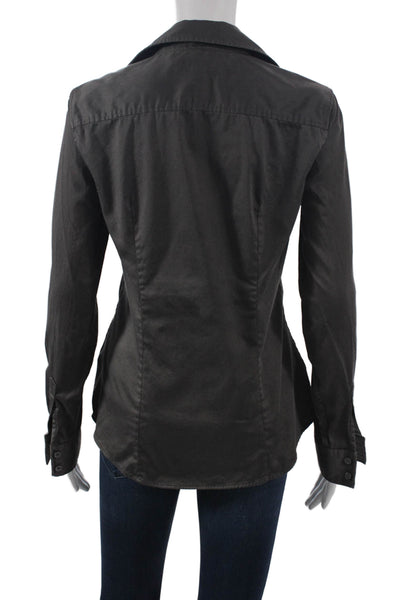 Banana Republic Womens Cotton Collared Button-Up Long Sleeve Top Size 6