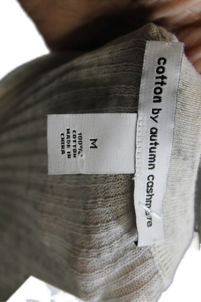 Cotton By Autumn Cashmere Women Gray Cotton Sleeveless Tank Size M