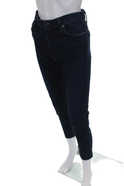 Citizens of Humanity Womens Skinny Jeans Blue Mid Rise Button Closure Size 30