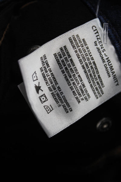 Citizens of Humanity Womens Skinny Jeans Blue Mid Rise Button Closure Size 30