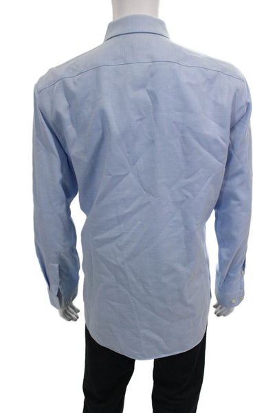 Banana Republic Mens Cotton Camden Fit Button-Down Shirt Blue Size L