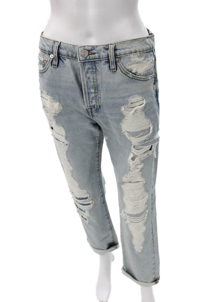 Frame Womens Boyfriend Jeans Blue High Rise Size 24