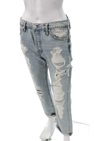 Frame Womens Boyfriend Jeans Blue High Rise Size 24