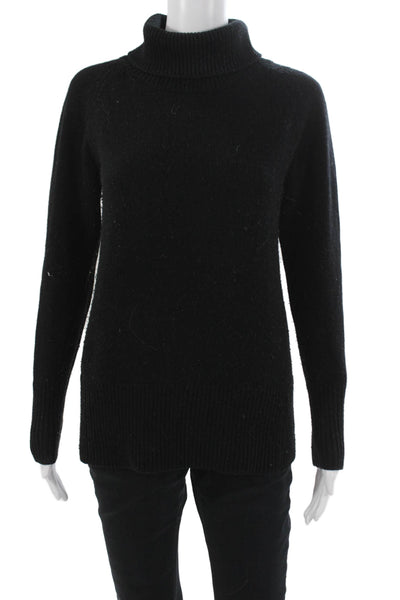 Babaton Women Black Wool Turtleneck Pullover Sweater Size 2XS