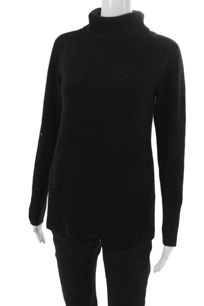 Babaton Women Black Wool Turtleneck Pullover Sweater Size 2XS