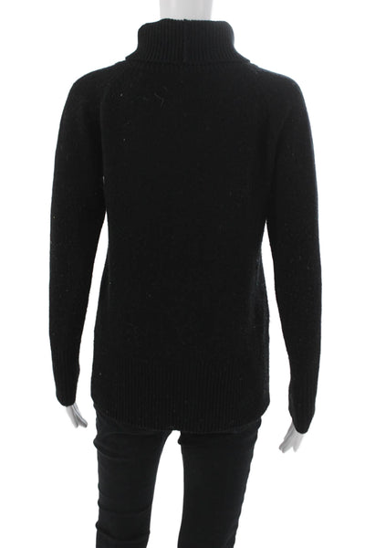 Babaton Women Black Wool Turtleneck Pullover Sweater Size 2XS