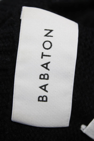 Babaton Women Black Wool Turtleneck Pullover Sweater Size 2XS