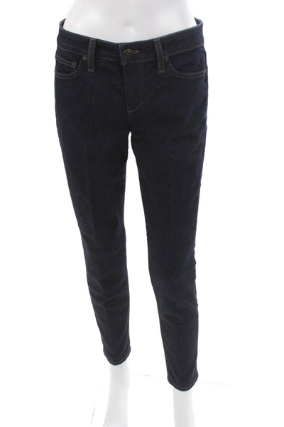 Joes Women Ankle Jeans Blue Low Rise Button Cotton Size 29