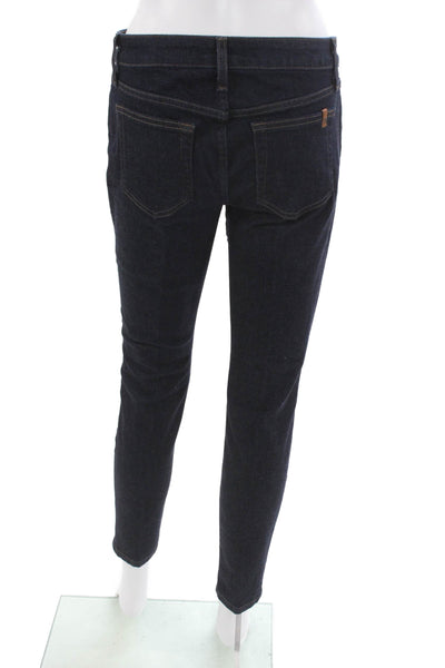 Joes Women Ankle Jeans Blue Low Rise Button Cotton Size 29