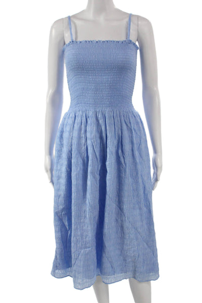 Stockholm Atelier + Other Stories Womens Sundress Blue Lyocell Size XS