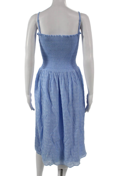 Stockholm Atelier + Other Stories Womens Sundress Blue Lyocell Size XS
