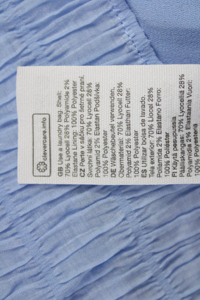 Stockholm Atelier + Other Stories Womens Sundress Blue Lyocell Size XS