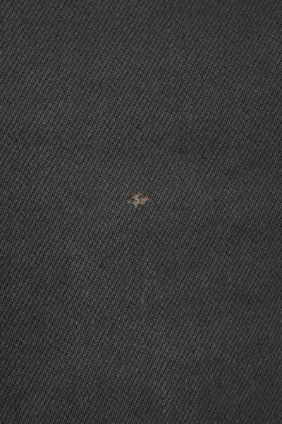 Everlane Women Cropped Green Cotton Pants Button Size 2