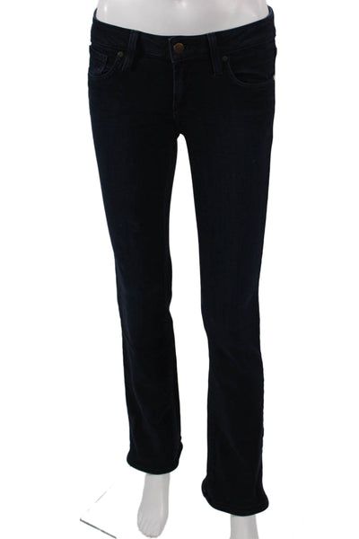 Genetic Denim Womens Bootcut Jeans Blue Low Rise Cotton 31 Inseam Size 24