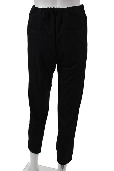 Aday Women Ankle Pants Black Nylon Pull On Size XS