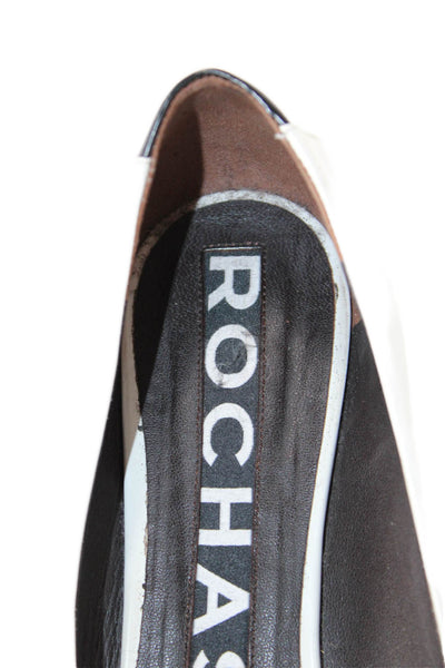 Rochas Women's Slip-On Colorblock Ballet Flats Shoes Size 39