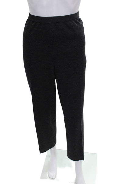 Luisa Spagnoli Womens Dress Pants Gray Wool Size 44