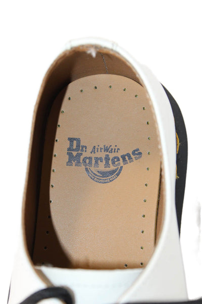 Dr. Martens Womens Lace Up Round Toe Leather Oxfords White Size 5