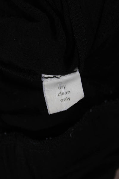 Elaine Kim Womens Harem Pants Black Rayon Pull On Solid Size M