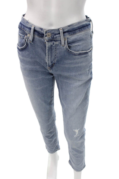 Citizens of Humanity Womens Skinny Jeans Blue Mid Rise Size 26