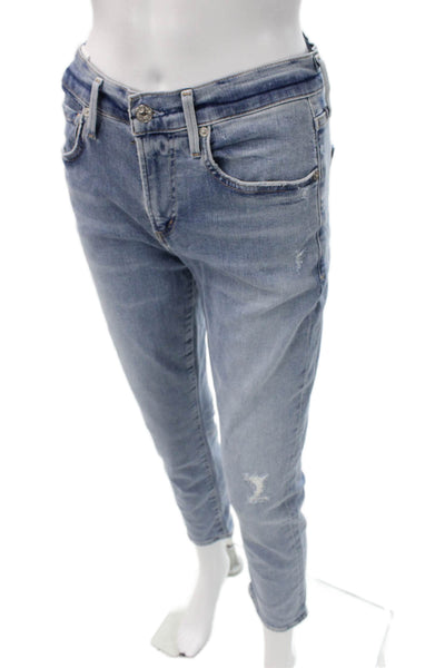 Citizens of Humanity Womens Skinny Jeans Blue Mid Rise Size 26