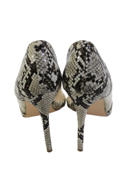 Steve Madden Women's Pointed Toe Snake Print Pumps Shoes Size 7