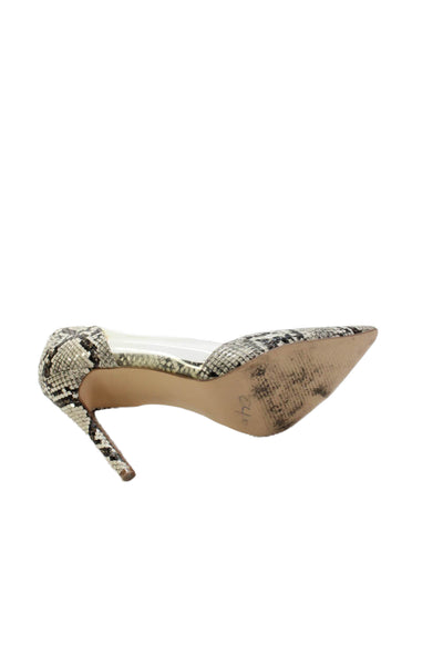 Steve Madden Women's Pointed Toe Snake Print Pumps Shoes Size 7