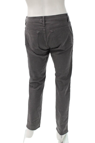 Frame Mens Skinny Jeans Gray Rayon Button Size 32