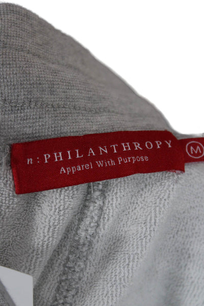 Philanthropy Womens Rayon Drawstring Sweatpants Gray 24 Inseam Size M