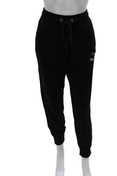 Sundry Women Jogger Pants Black Modal Drawstring Inseam 29 Size 1