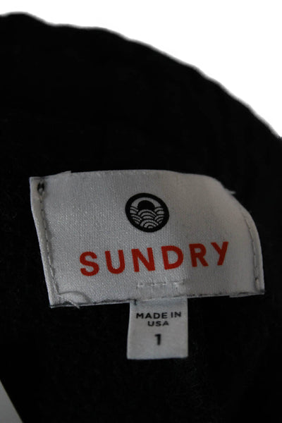 Sundry Women Jogger Pants Black Modal Drawstring Inseam 29 Size 1