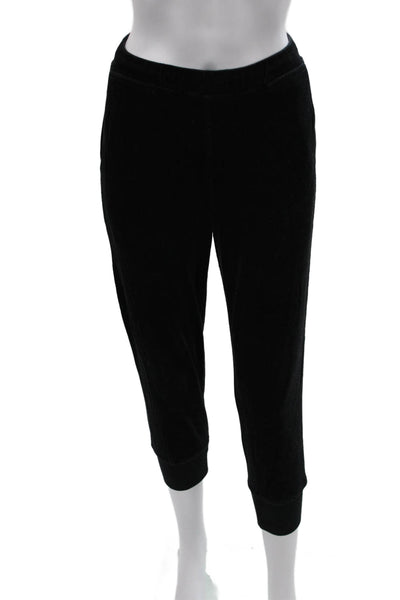 Vince Women Jogger Pants Black Cotton Pull On Size XS