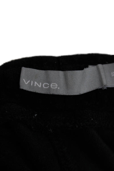 Vince Women Jogger Pants Black Cotton Pull On Size XS