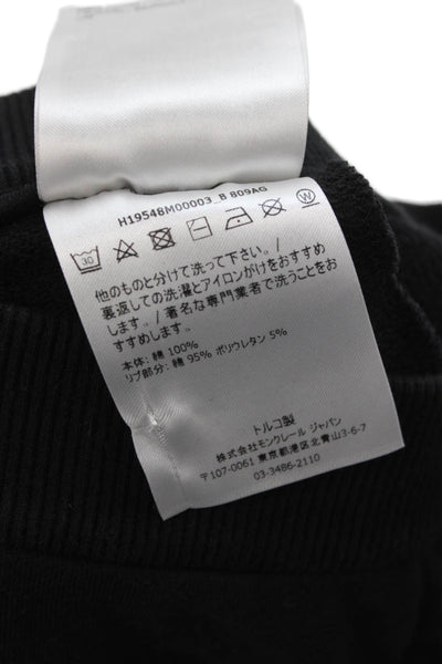 Moncler Childrens Boys Pull On Sweatpants Black Cotton Size 4