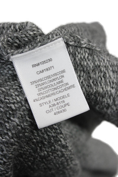 Joie Women Gray V-Neck Viscose Cardigan Size XS