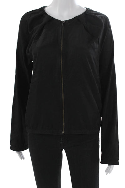 Adidas by Stella McCartney Women Black Track Jacket Long Sleeve Size 36