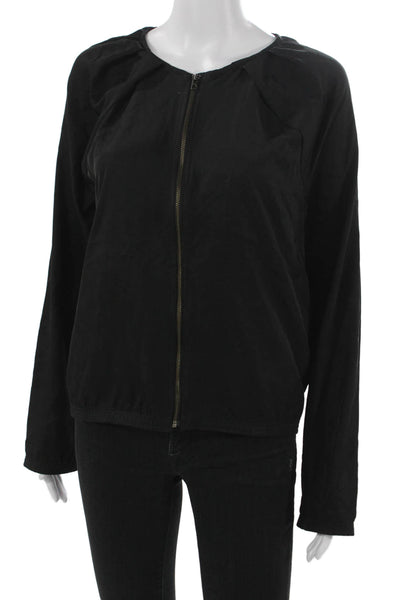 Adidas by Stella McCartney Women Black Track Jacket Long Sleeve Size 36