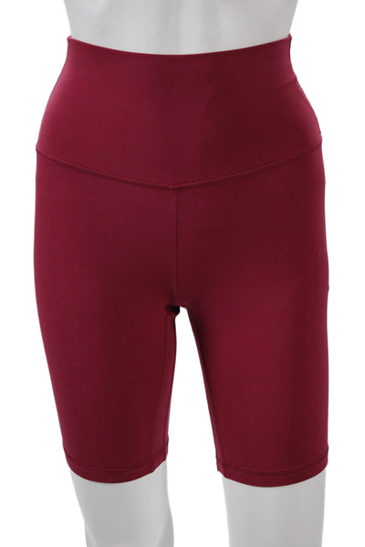 Lululemon Womens Athletic Shorts Red Nylon Blend Size 2