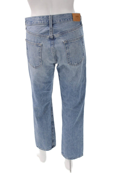 Edwin Womens Ankle Jeans Blue Cotton Button Size 26