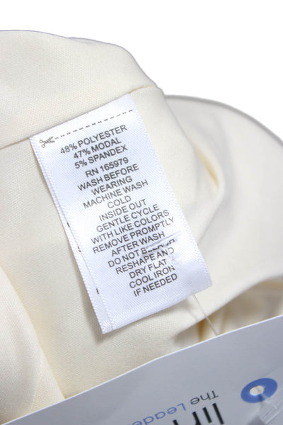 Cable & Gauge Women Pullover Sweatshirt Ivory Polyester Crew Neck Size XS