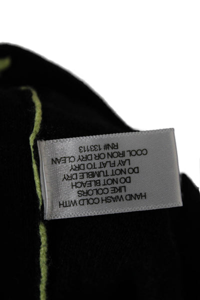 Lisa Todd Womens Pullover Sweater Black Long Sleeve Round Neck Size S