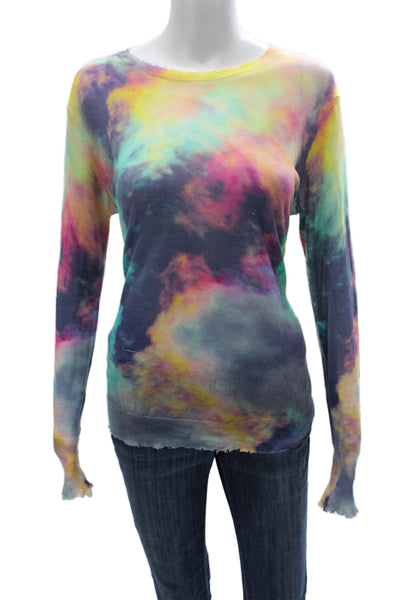 Cotton By Autumn Cashmere Womens Pullover Sweater Multicolor Crewneck Size M