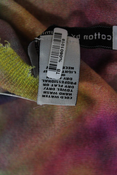 Cotton By Autumn Cashmere Womens Pullover Sweater Multicolor Crewneck Size M