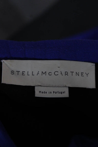 Stella McCartney Women Pullover Sweatshirt Blue Polka Dot Crew Neck Size 36