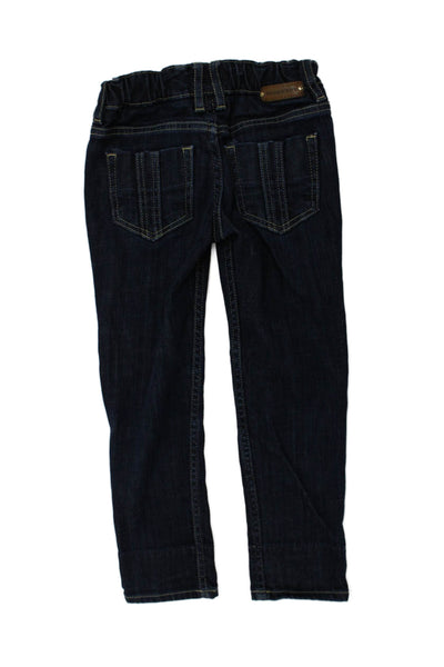 Burberry Children Childrens Boys Skinny Leg Jeans Blue Cotton Size 4