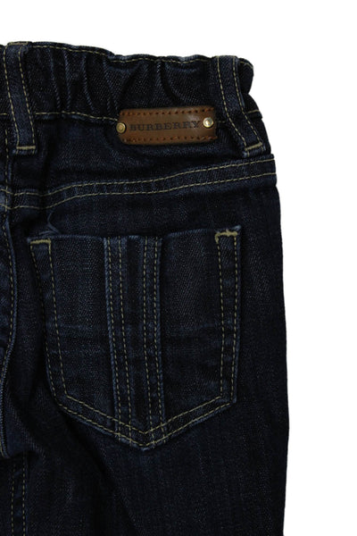 Burberry Children Childrens Boys Skinny Leg Jeans Blue Cotton Size 4