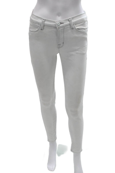 J Brand Women Skinny Gray Cotton Jeans Size 27