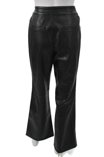 We The Free Women Black Polyester Zip Pants Solid Inseam 30 Size 6